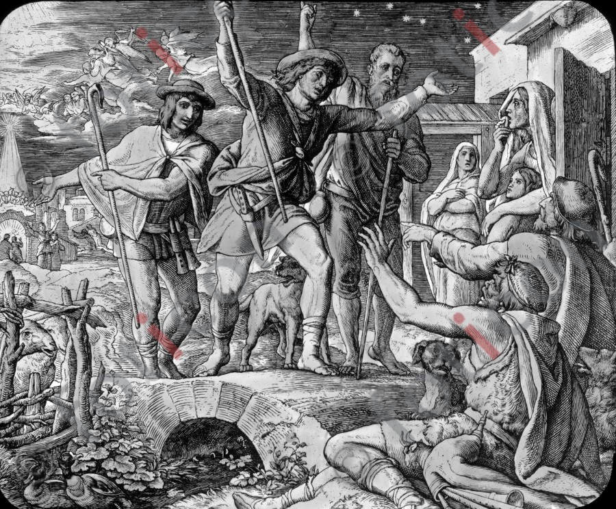 Die Hirten verkünden das Wort Christi | The pastors preach the word of Christ  (simon-101-023-sw.jpg)